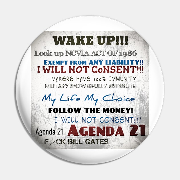 My Life My choice Pin by Awake-Aware