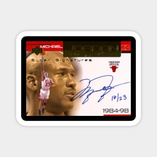 BASKETBALLART -JORDAN CARD 32 Magnet