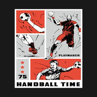 Handball sport players comic T-Shirt