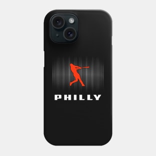 Philly Retro Baseball Souvenir I Love Philly Men Women Phone Case