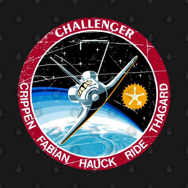 STS-7 Challenger Vintage by Mandra