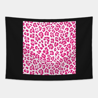 Pink Leopard Print Tapestry