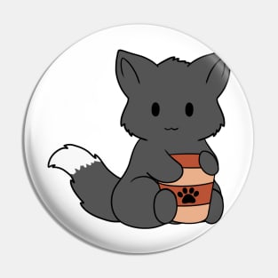 Black Fox Coffee Pin