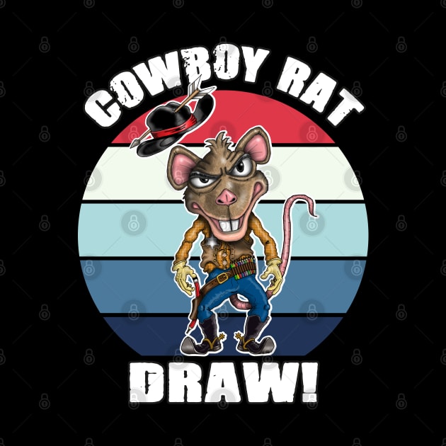 Funny Cowboy Rat by Status71