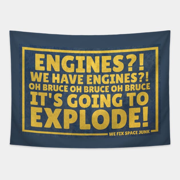 Engines? We have Engines? Tapestry by Battle Bird Productions