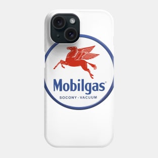 Mobilgas vintage sign Phone Case