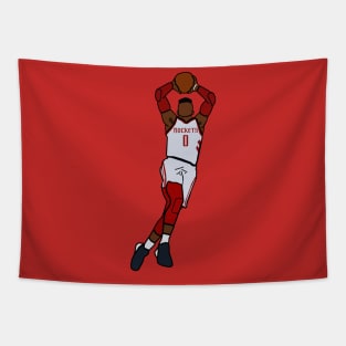 Russell Westbrook NBA Houston Rockets Tapestry