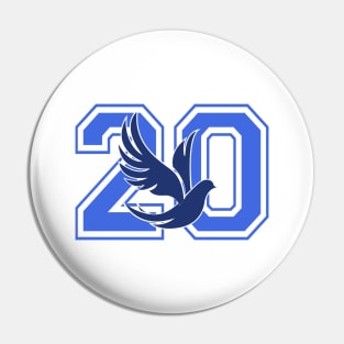 Zeta Phi Beta 1920 - 2020 Dove Pin