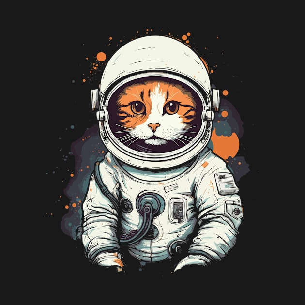 Catstronaut || Funny Cat Astronaut in Space by Mad Swell Designs