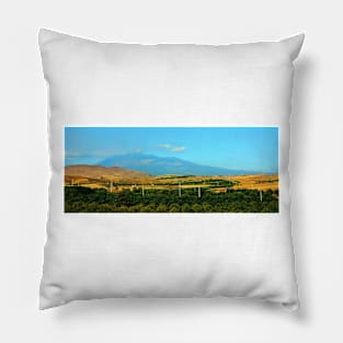 Sicilian Palette. Etna. 2011 Pillow