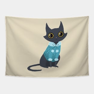 Cozy cat Tapestry
