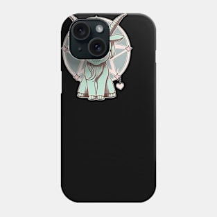 Pastel goth cute baphomet Phone Case