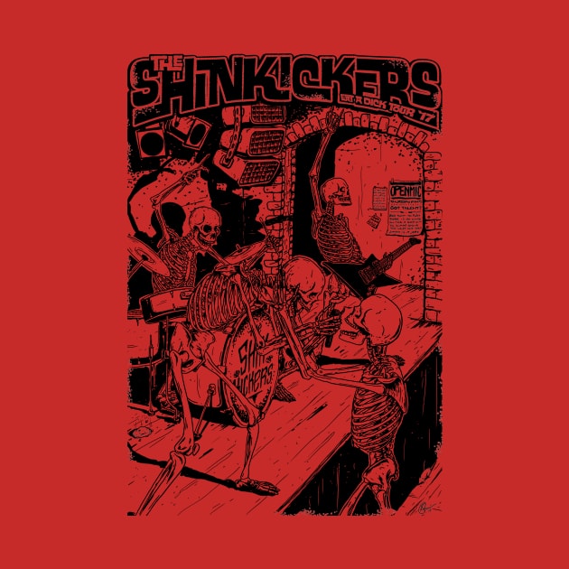 The Shinkickers Tour T-Shirt by mrdedhed