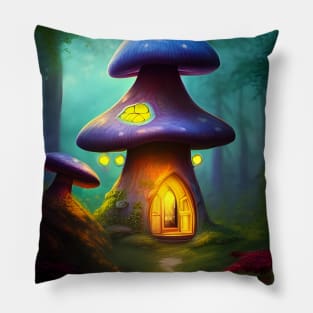 Enchanting Home for Sale (3) - Magic Mushroom House Pillow