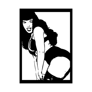 Bettie Page Pop Art T-Shirt