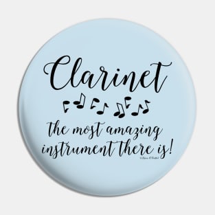 Amazing Clarinet Pin