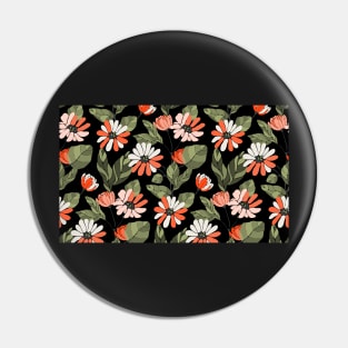 Flower camouflage pet bandana Pin