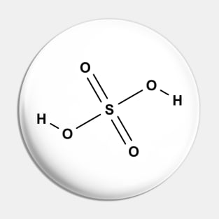 Sulfuric Acid - H2SO4 Pin