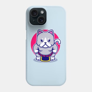 Cute Cat Sumo Cartoon Phone Case