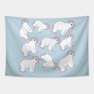 Polar Bears and Dipoles Tapestry