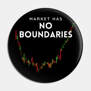 Market Has No Boundaries (light) Pin