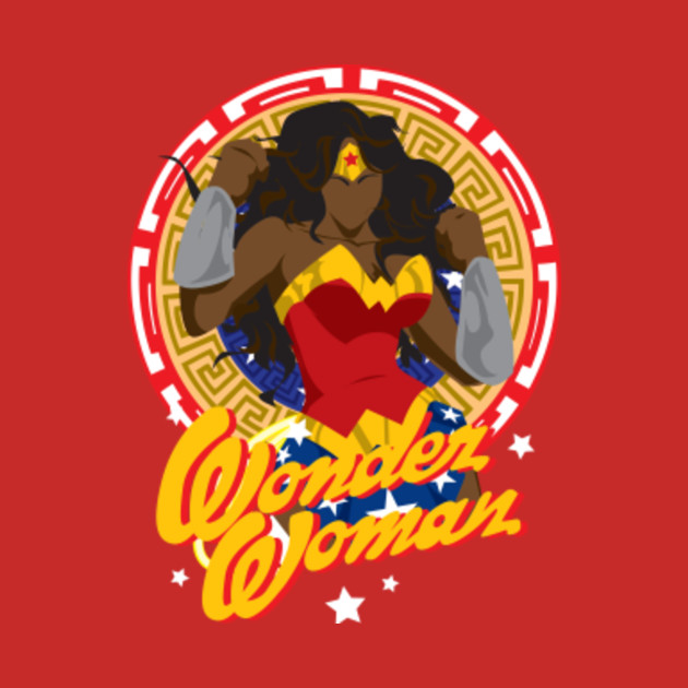 wonder design tshirt Chubby woman