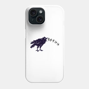 Screaming Crow Phone Case