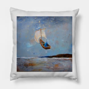 Set Your Sail for the Stars Pillow