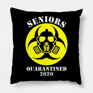 Senior Quarantined Class Of 2020 Graduation Gift T-Shirt Pillow