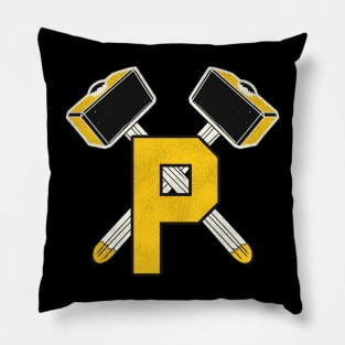 Defunct Pittsburgh Ironmen Basketball Team Pillow