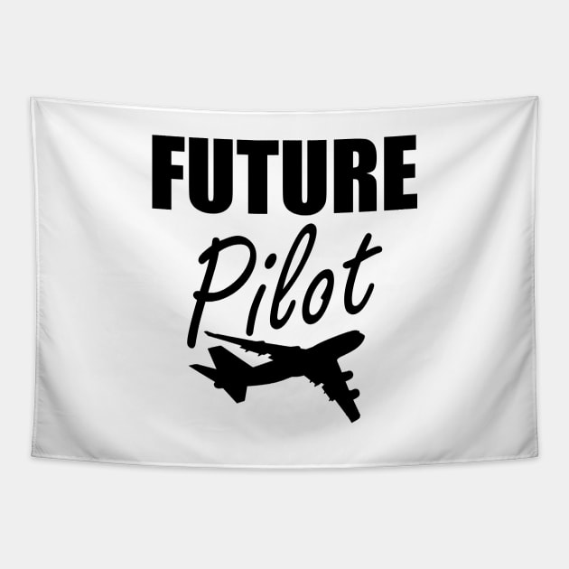 Future Pilot Tapestry by KC Happy Shop