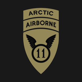 11th Division Arctic Airborne Brown T-Shirt