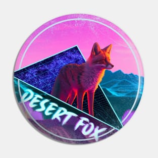 Desert Fox 1980s Original -Grunge- / 砂漠のキツネ Pin