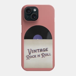 VINTAGE VINYL ROCK n ROLL Phone Case