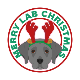 Merry Christmas Black Labrador Retriever T-Shirt