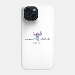 Mama Stitch Est 2024 Phone Case