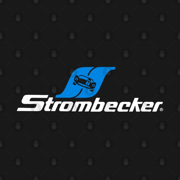 Strombecker Logo White by Strombecker Style