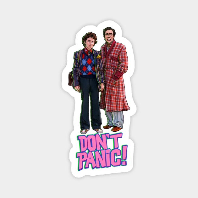 David & Simon Panic! Magnet by ideeddido2