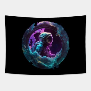 Astronaut Space Shirt Tapestry
