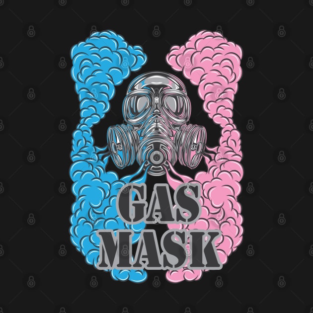 Gas Mask and Smoke by JiraDesign