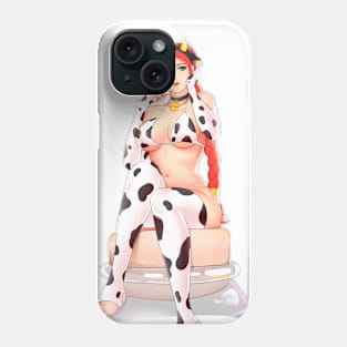 Cow Cassie by YHWart Phone Case