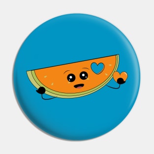 I will give you my heart melon Pin