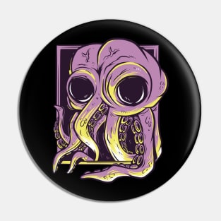 Cute but Creepy Octopus Pin