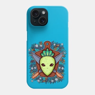 Radish and Knife Coat of Arms Phone Case