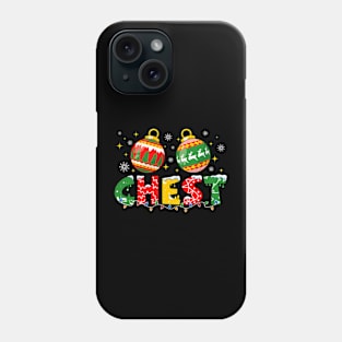 Chest Christmas Matching Couple Chestnuts Phone Case