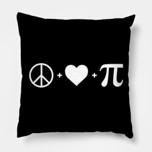 Peace Love Pi Pillow