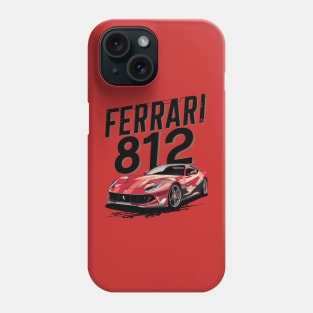 Ferrari 812 Superfast Vintage Car Phone Case