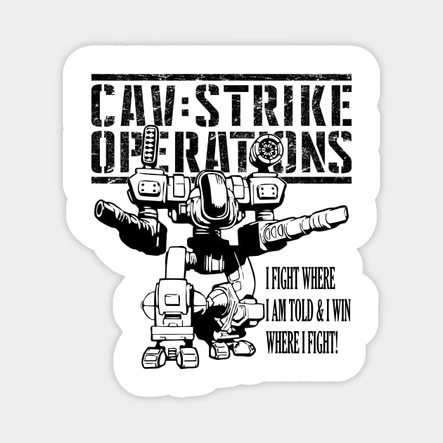 CAV: Strike Operations "I Fight to Win!" Alternate Magnet by Talon Games