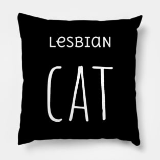 Lesbian Cat Pillow