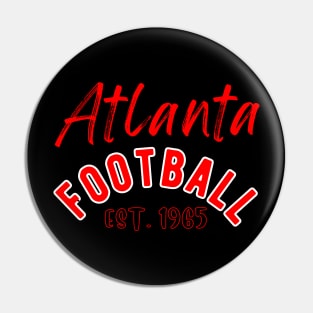 Atlanta Football Vintage Style Pin